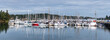 Yachts Moored at Fishermans Wharf Sidney BC Canada