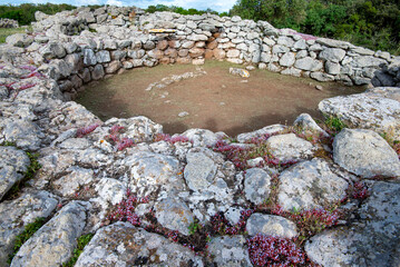 Wall Mural - Nuragic Sanctuary of Santa Vittoria - Sardinia - Italy