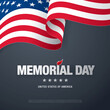 © Igorideas - Memorial day banner design. Vector illustration