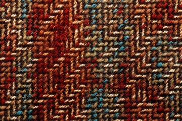 Poster - Seamless pattern of real tweed fabric texture as a background