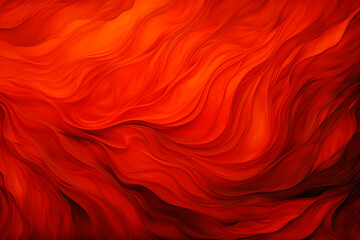 Abstract Background with Swirling Red Flames-Generative AI