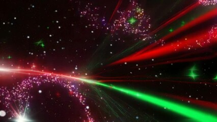 Wall Mural - background of lights, Seamless Animation Video Background in 4K Resolution	