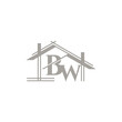 BW logo with a home form element which means a real estate company