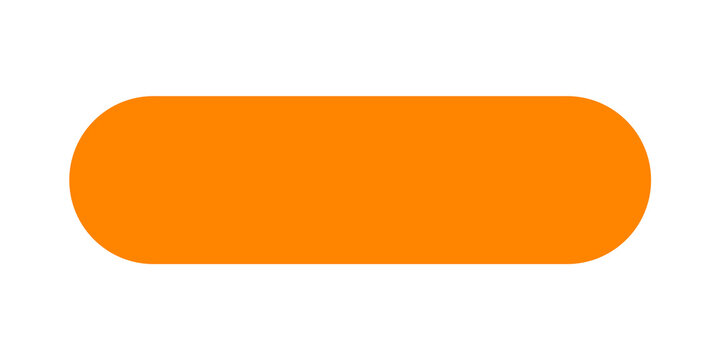 Orange button for title text design, lower third template design transparant background, frame text design png