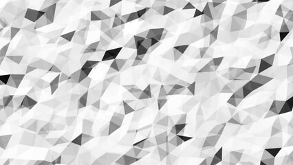 Wall Mural - white polygon pattern background