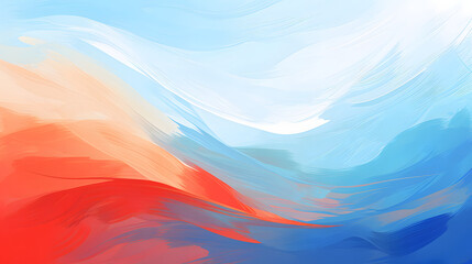 Wall Mural - red and blue abstract background