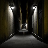 Fototapeta  - 薄暗い路地裏