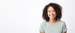 © blvdone - Young Asian biracial woman smiling happy face portrait