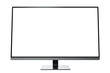© muse studio - TV screen monitor is empty. Isolated object transparent background.