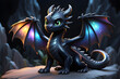 cartoon black dragon night fury fantasy