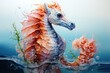Spry Seahorse Clipart