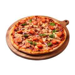 Naklejka na meble Pizza on transparent background