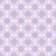 Wall Mural - seamless square geometric pattern. diamond shape abstract background, pink, purple, white. texture d