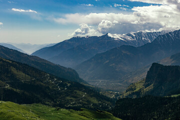  Landscape in Himalayas, Himachal Pradesh, India.