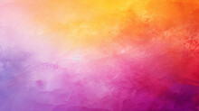 Pink Purple Orange Yellow Coral Abstract Watercolor Background 