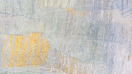 Poster - Painted in colorfulmetal rusted background. Metal rust texture. Erosion metal. Scratched and dirty texture on outdoor rusted metal wall.