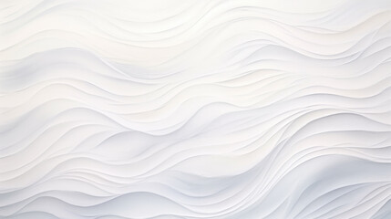 Wall Mural -  Abstract white wave background