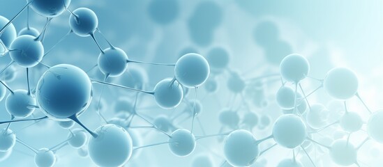 Wall Mural - abstract close up of molecule, science beaauty background