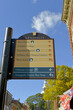 Directional signpost in downtown Annapolis MD