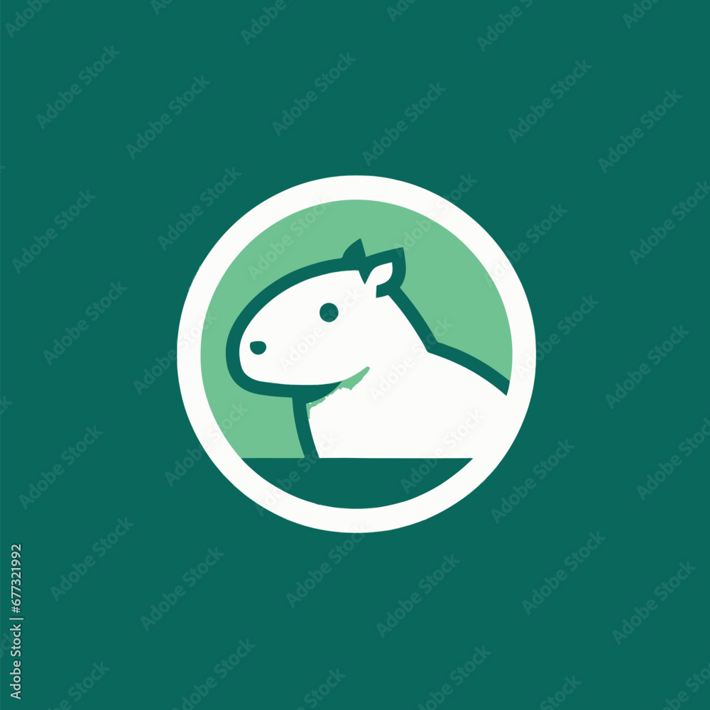 Capybara Vectorised Bitmap Vector de Stock Capybara logo for graphic design, capybara designs for ...
