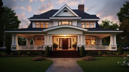 American classic home and house designs