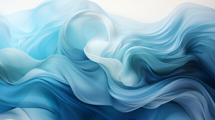 Poster - abstract blue background