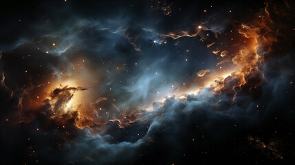 Wall Mural - Abstract creative space background. Generative AI.