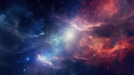 Wall Mural - deep space nebula star sci-fi background material