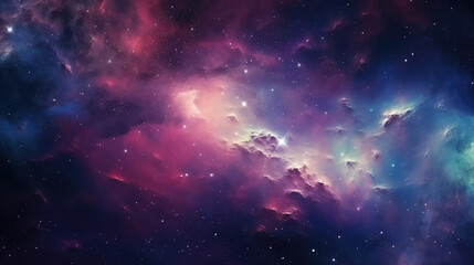 Wall Mural - deep space nebula star sci-fi background material