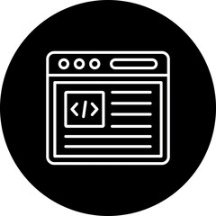 Web Coding Icon