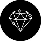 Fototapeta Desenie - Diamond Icon