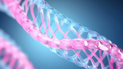 Poster - DNA gene helix spiral molecule structure