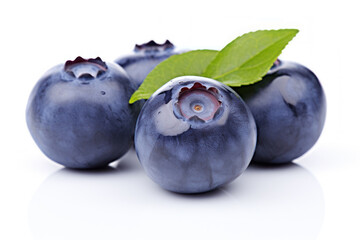 blueberry fruit isolated on white background