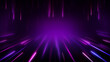Abstract square technology dark blue purple gradient background with digital geometric shape and line. Abstract technology futuristic glowing blue and purple light lines with speed motion blur effect.
