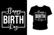 Happy birthday art file for Cricut and silhouette. You can edit it with Adobe Illustrator.