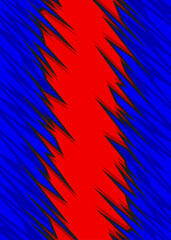 Poster - Abstract background with jagged spike pattern and with some copy space area