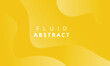 Abstract yellow fluid background