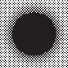 Poster - Halftone icon vector