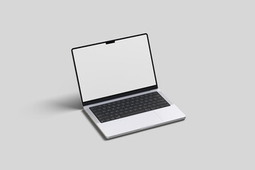 Wall Mural - Laptop 14 inc blank mockup