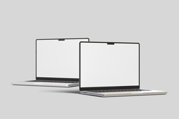 Wall Mural - Laptop 14 inc blank mockup