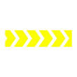 © bank - yellow square banner with arrow