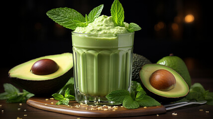 Canvas Print - Smoothie avocado.