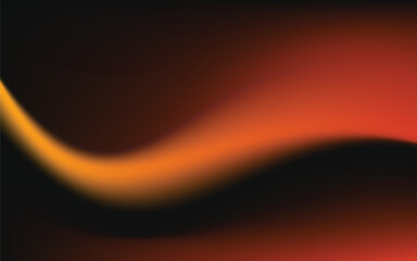 Wall Mural - abstract mesh gradation orange color background template with fluid style vector