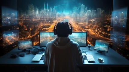 Aufkleber - A woman programmer in the modern computer world.