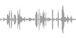 © Tupungato - Audio sound wave graph. PNG soundwave line equalizer graph display. Transparent PNG illustration.