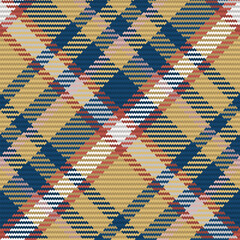 Seamless pattern of scottish tartan plaid. Repeatable background with check fabric texture. Vector backdrop striped textile print.