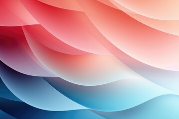 Wall Mural - In a visually dynamic composition, a seamless color gradient embellishes graceful curves, creating an abstract background that exudes elegance and movement. Illustration