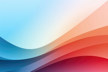 Wall Mural - in a visually dynamic composition, a seamless color gradient gracefully captures the rhythmic patter