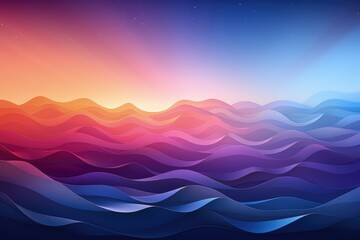 Wall Mural - a seamless color gradient captures the essence of ocean waves, creating an abstract background that 