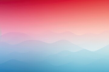 Wall Mural - a seamless color gradient gently bathes misty mountains, creating an abstract background that combin